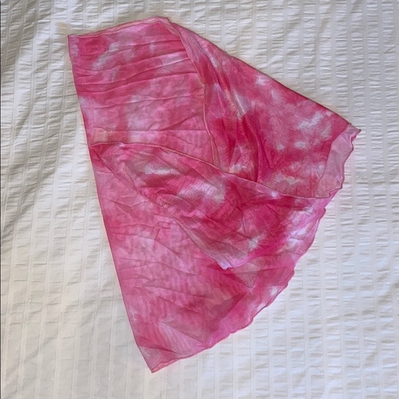 SHEIN - OS Pink/White Sarong